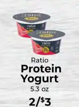 Sunset Foods Ratio Protein Yogurt offer