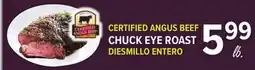Cermak Fresh Market CERTIFIED ANGUS BEEF CHUCK EYE ROAST offer
