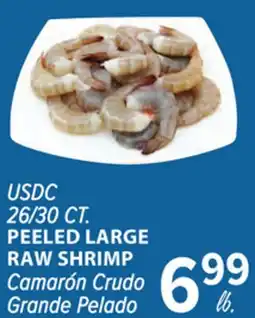 Cermak Fresh Market USDC 26/30 CT. PEELED LARGE RAW SHRIMP offer