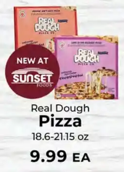 Sunset Foods Real Dough Pizza offer