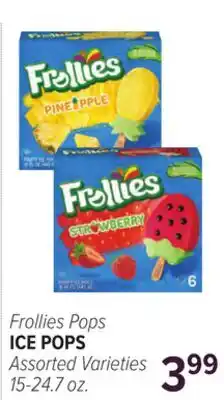 Cermak Fresh Market Frollies Pops ICE POPS offer