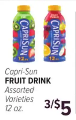 Cermak Fresh Market Capri-Sun FRUIT DRINK offer