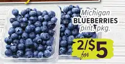 Cermak Fresh Market Michigan BLUEBERRIES offer