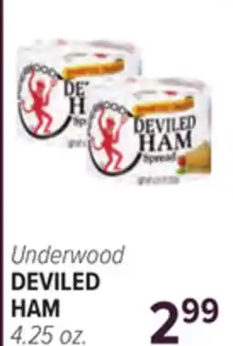 Cermak Fresh Market Underwood DEVILED HAM offer