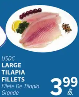 Cermak Fresh Market USDC LARGE TILAPIA FILLETS offer