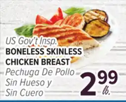 Cermak Fresh Market US Gov't Insp. BONELESS SKINLESS CHICKEN BREAST offer