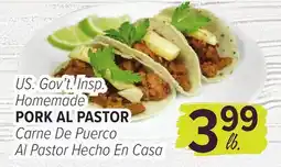 Cermak Fresh Market US. Gov't Insp. Homemade PORK AL PASTOR offer