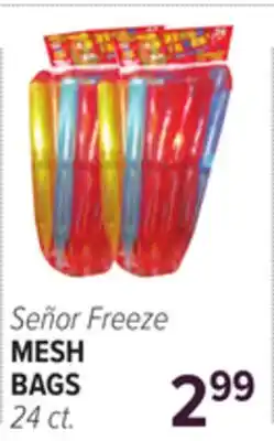 Cermak Fresh Market Señor Freeze MESH BAGS offer