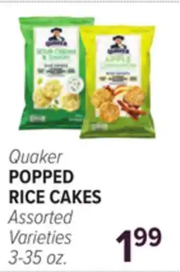 Cermak Fresh Market Quaker POPPED RICE CAKES offer