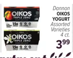 Cermak Fresh Market Dannon OIKOS YOGURT offer