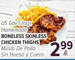 Cermak Fresh Market US Gov't Insp. Homemade BONELESS SKINLESS CHICKEN THIGHS offer