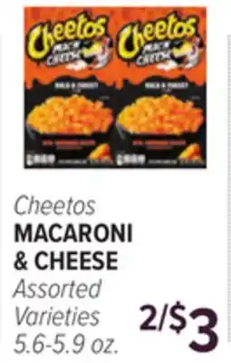Cermak Fresh Market Cheetos MACARONI & CHEESE offer