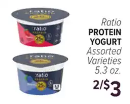 Cermak Fresh Market Ratio PROTEIN YOGURT offer