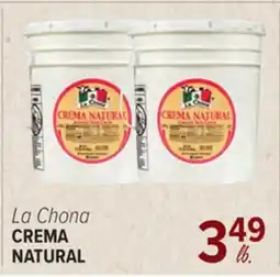 Cermak Fresh Market La Chona CREMA NATURAL offer