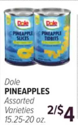 Cermak Fresh Market Dole PINEAPPLES offer