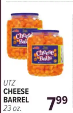 Cermak Fresh Market UTZ CHEESE BARREL offer