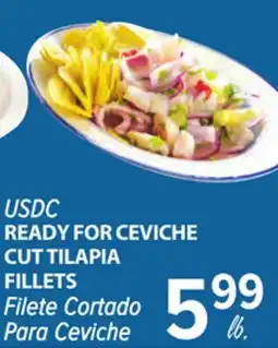 Cermak Fresh Market USDC READY FOR CEVICHE CUT TILAPIA FILLETS offer