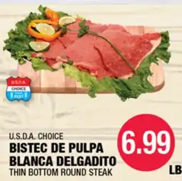 Carnicerias Jimenez USDA CHOICE BISTEC DE PULPA BLANCA DELGADITO offer