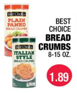 Carnicerias Jimenez BEST CHOICE BREAD CRUMBS offer