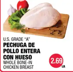 Carnicerias Jimenez WHOLE BONE-IN CHICKEN BREAST offer