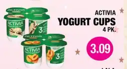 Carnicerias Jimenez ACTIVIA YOGURT CUPS offer
