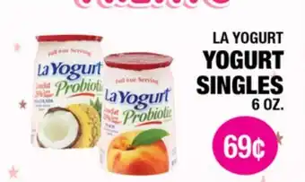 Carnicerias Jimenez LA YOGURT YOGURT SINGLES offer