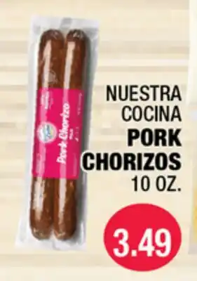 Carnicerias Jimenez PORK CHORIZOS offer