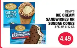 Carnicerias Jimenez KEMP'S ICE CREAM SANDWICHES OR SUNDAE CONES offer