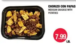Carnicerias Jimenez CHORIZO CON PAPAS offer