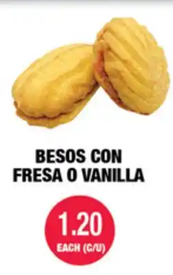 Carnicerias Jimenez BESOS CON FRESA O VANILLA offer
