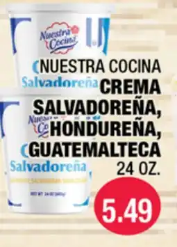 Carnicerias Jimenez CREMA SALVADOREΓA, HONDUREΓA, GUATEMALTECA offer