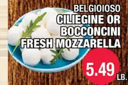Carnicerias Jimenez BELGIOIOSO CILIEGINE OR BOCCONCINI FRESH MOZZARELLA offer