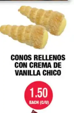 Carnicerias Jimenez CONOS RELLENOS CON CREMA DE VANILLA CHICO offer