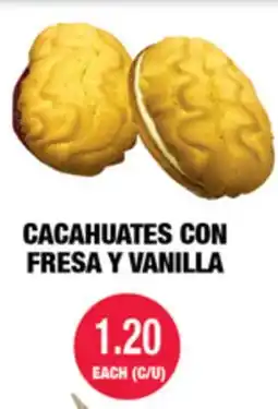 Carnicerias Jimenez CACAHUATES CON FRESA Y VANILLA offer