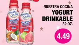 Carnicerias Jimenez NUESTRA COCINA YOGURT DRINKABLE offer