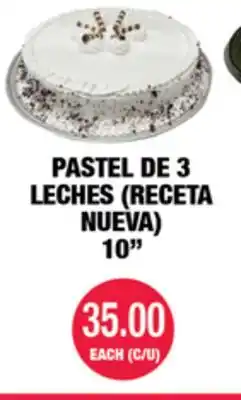 Carnicerias Jimenez PASTEL DE 3 LECHES (RECETA NUEVA) offer