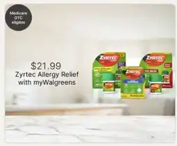 Walgreens Zyrtec Allergy Relief offer