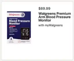 Walgreens Walgreens Premium Arm Blood Pressure Monitor offer