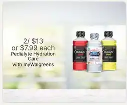 Walgreens Pedialyte Hydration Care offer