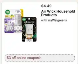 Walgreens Air Wick Household Products offer