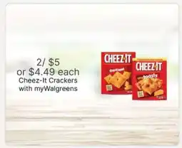 Walgreens Cheez • It Crackers offer
