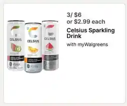 Walgreens Celsius Sparkling Drink offer