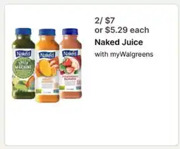 Walgreens Naked Juice offer