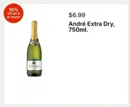 Walgreens André Extra Dry offer