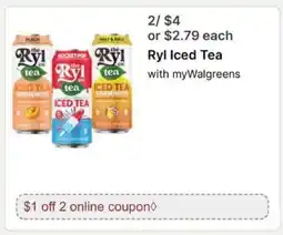 Walgreens Ryl Iced Tea offer