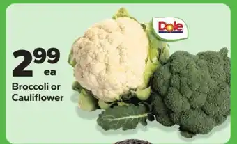 Save a Lot Broccoli or Cauliflower offer