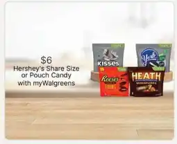 Walgreens Hershey's Share Size or Pouch Candy offer