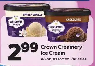 Save a Lot Crown Creamery Ice Cream offer