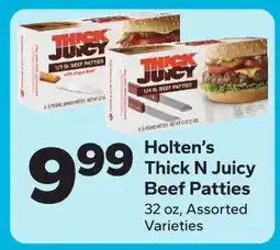 Save a Lot Holten’s Thick N Juicy Beef Patties offer
