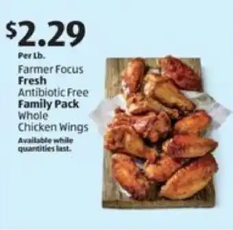 Farmer Focus Fresh Antibiotic Free Family Pack Whole Chicken Wings